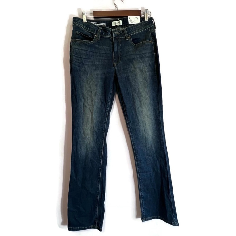 NWT SONOMA KOHLS Curvy Boot Cut Mid Rise Supersoft Stretch Jeans Size 8 Long
